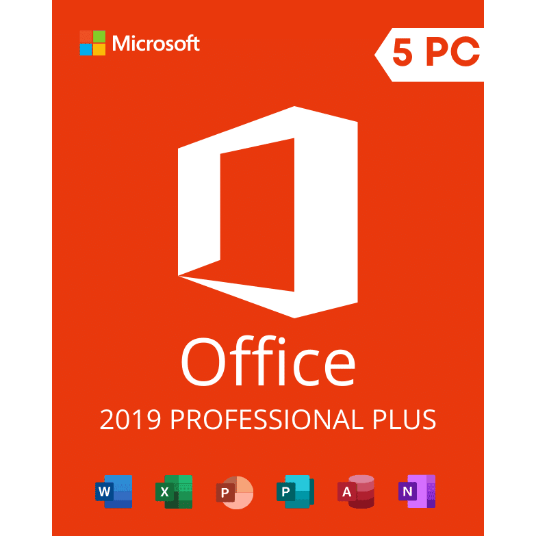 Microsoft Office 2019 Pro Plus 5 PC – Windows – Licenza A Vita – DIGITAL MS  DEALS LIMITED