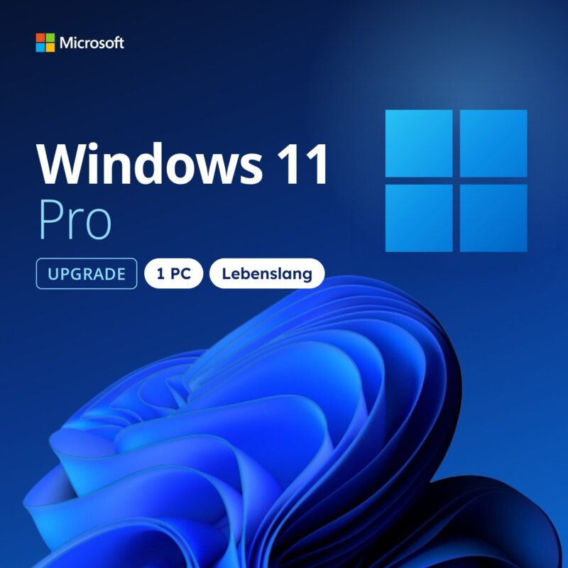 MICROSOFT Upgrade/Upgrade des Betriebssystems auf Windows 11 Professional 32/64 BIT - Microsoft Lizenz